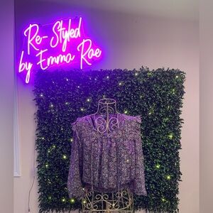 🎳Vylette Floral Long Sleeve Blouse